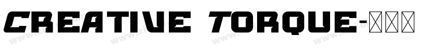 Creative Torque字体转换